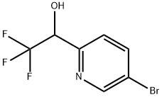 1-(5-bromopyridin-2-yl)-2,2,2-trifluoroethanol 구조식 이미지