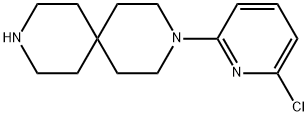 3-(3-chloropyridin-2-yl)-3,9-diazaspiro[5.5]undecane Structure