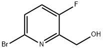 6-브로모-3-플루오로-2-(히드록시메틸)피리딘 구조식 이미지
