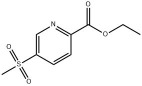 Ethyl 5-(Methylsulfonyl)pyridine-2-carboxylate Structure