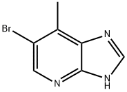 6-Bromo-7-methylimidazo[4,5-b]pyridine 구조식 이미지