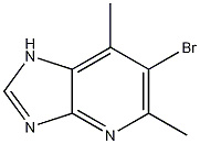 6-бром-5,7-диметилимидазо[4,5-b]пиридин структурированное изображение