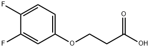 3-(3,4-difluorophenoxy)propanoic acid Structure