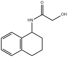 2-Hydroxy-N-(1,2,3,4-tetrahydro-1-naphthalenyl)acetamide 구조식 이미지