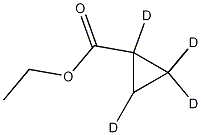 Ethyl Cyclopropylcarboxylate-d4 Structure