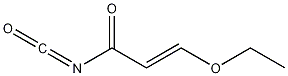 3-에톡시-2-프로페노일이소시아네이트 구조식 이미지