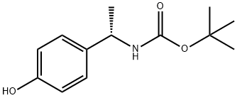 (S)-tert-butyl 1-(4-hydroxyphenyl)ethylcarbamate Structure