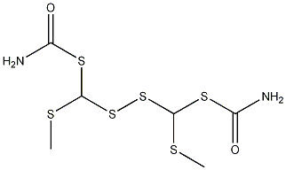 alpha,alpha'-Dithiobis(dimethylthio)formamide Structure