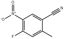 4-Fluoro-2-methyl-5-nitrobenzonitrile 구조식 이미지