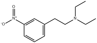N,N-Diethyl-3-nitro-benzeneethanamine Structure