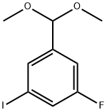 3-플루오로-5-요오도벤잘데하이드디메틸아세탈 구조식 이미지