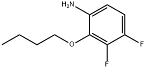 2-Butoxy-3,4-difluorobenzenamine 구조식 이미지