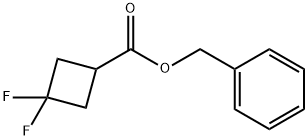 benzyl 3,3-difluorocyclobutanecarboxylate Structure