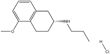 (R)-1,2,3,4-Tetrahydro-5-methoxy-N-propyl-2-naphthalenamine Hydrochloride 구조식 이미지