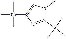 2-tert-Butyl-1-methyl-4-(trimethylstannyl)-1H-imidazole Structure