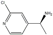 (S)-2-Chloro-4-(1-amino)ethylpyridine Structure