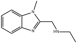 Ethyl-(1-methyl-1H-benzoimidazol-2-ylmethyl)-amine Structure