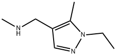 N-[(1-ethyl-5-methyl-1H-pyrazol-4-yl)methyl]-N-methylamine 구조식 이미지