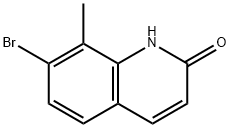 7-bromo-8-methylquinolin-2(1H)-one Structure