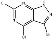 3-Bromo-4,6-dichloro-1H-pyrazolo[3,4-d]pyrimidine Structure