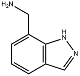 1H-Indazole-7-methanamine 구조식 이미지