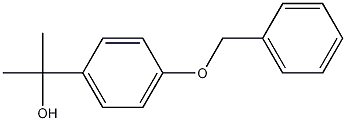 2-(4-(benzyloxy)phenyl)propan-2-ol 구조식 이미지