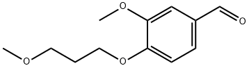 3-methoxy-4-(3-methoxypropoxy)benzaldehyde 구조식 이미지