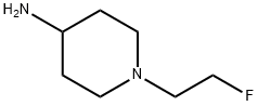 1-(2-fluoroethyl)-4-Piperidinamine 구조식 이미지