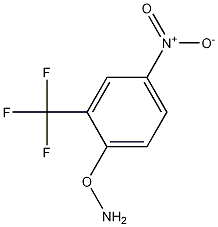 O-[4-Nitro-2-(trifluoromethyl)phenyl]hydroxylamine Structure
