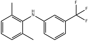 2,6-디메틸-N-(3-(트리플루오로메틸)페닐)아닐린 구조식 이미지