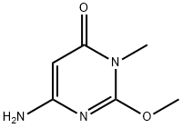 6-Amino-2-methoxy-3-methyl-4(3H)-pyrimidinone 구조식 이미지