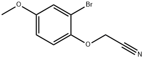 2-(2-Bromo-4-methoxyphenoxy)acetonitrile Structure