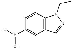 1-ethyl-1H-indazol-5-ylboronic acid Structure