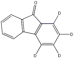 9H-Fluoren-9-one-D4 Structure