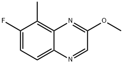 7-플루오로-2-메톡시-8-메틸퀴녹살린 구조식 이미지