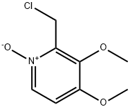 2-클로로메틸-3,4-디메톡시피리딘-N-옥사이드 구조식 이미지