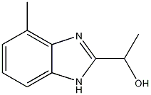 1-(4-메틸-1H-벤즈이미다졸-2-일)에탄올 구조식 이미지