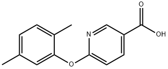 6-(2,5-dimethylphenoxy)nicotinic acid Structure