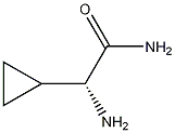 (R)-2-amino-2-cyclopropylacetamide Structure