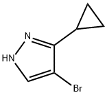 4-Bromo-3-cyclopropyl-1H-pyrazole 구조식 이미지