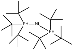 Bis(tri-tert-butylphosphine)Nickel(0) 구조식 이미지