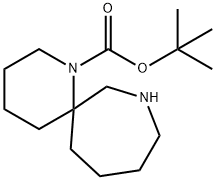 1,8-Diazaspiro[5.6]dodecane-1-carboxylicacid1,1-dimethylethylester Structure