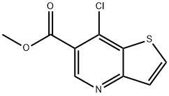 Methyl 7-chlorothieno[3,2-b]pyridine-6-carboxylate Structure