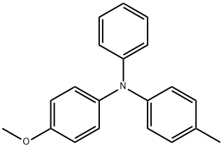 (4-Methoxyphenyl)phenyl-p-tolylamine 구조식 이미지