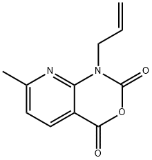 1-allyl-7-methyl-1H-pyrido[2,3-d][1,3]oxazine-2,4-dione Structure