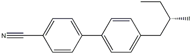 (S)-4'-(2-methylbutyl)biphenyl-4-carbonitrile Structure