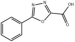 5-Phenyl-1,3,4-oxadiazole-2-carboxylic acid Structure