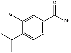 3-bromo-4-isopropylbenzoic acid 구조식 이미지