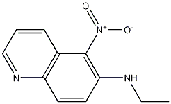 6-Ethylamino-5-nitroquinoline Structure
