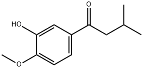 1-(3-hydroxy-4-methoxyphenyl)-3-methylbutan-1-one 구조식 이미지